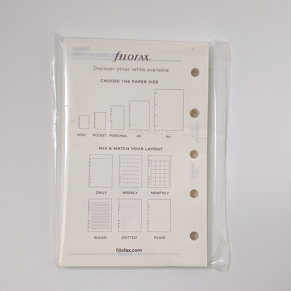 Filofax Mini Diary Refill - Picture 2 of 2